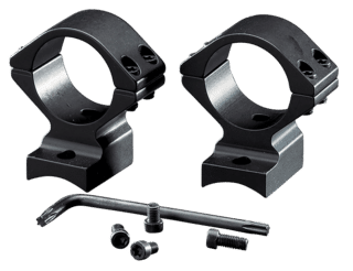 Browning A-Bolt Integrated Scope Mount System is machined from strong aluminum and features a matte blued finish